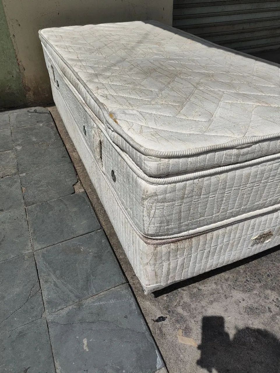 cama box de solteiro completa (base + colchão) - Foto 2