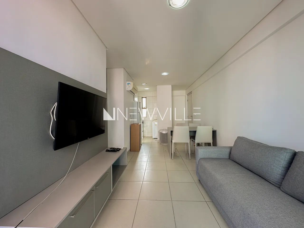 Apartamento para alugar no Beach Class Boa Viagem  52m², 2 quartos, mobiliado, com varanda - Foto 3