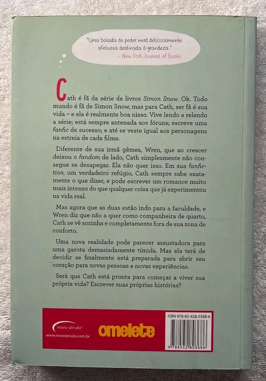 Livro - Fangirl - Rainbow Rowell - Foto 2