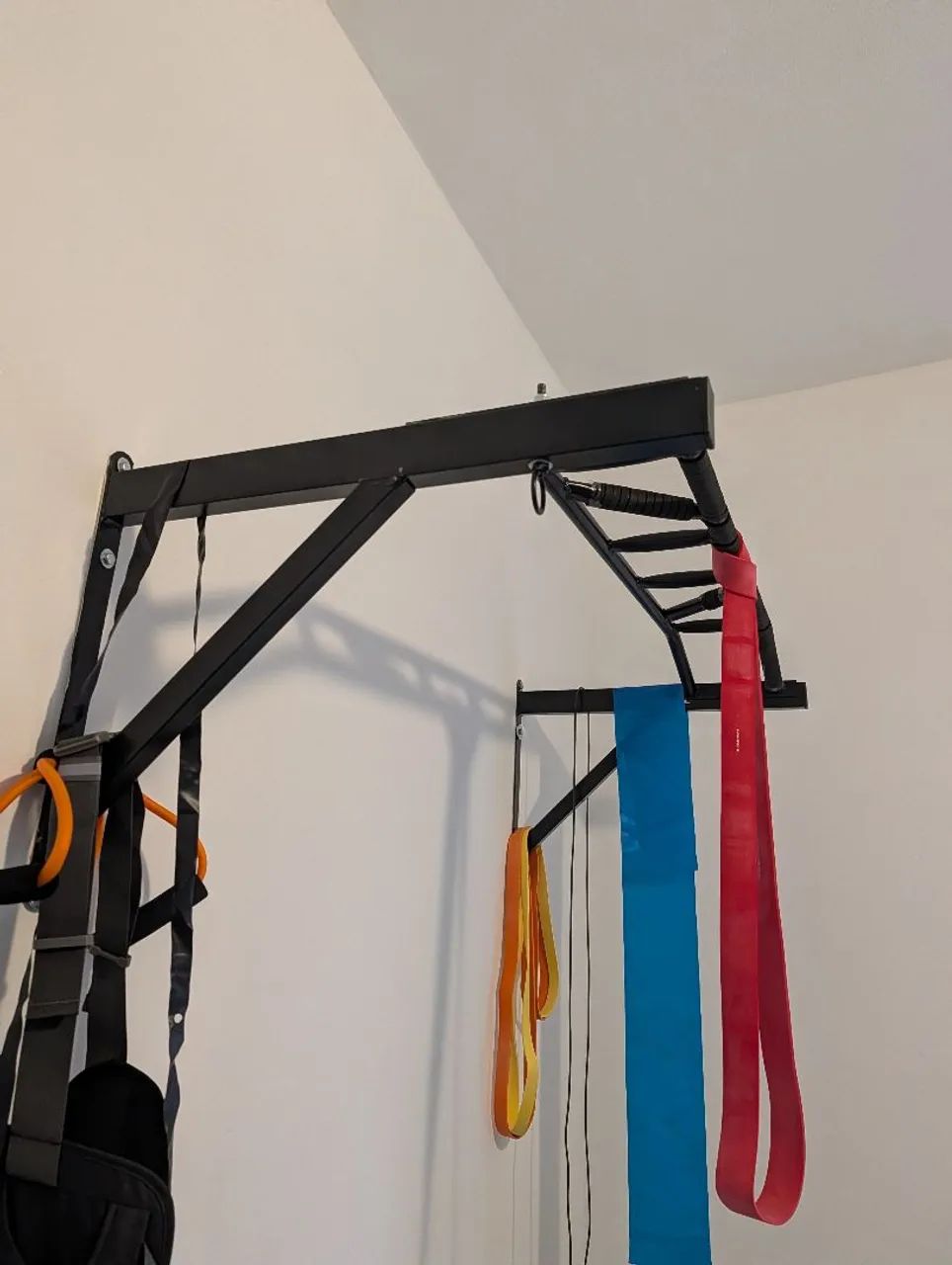   Barra Fixa Curvada Para Exercícios Pullup Musculação 1m20