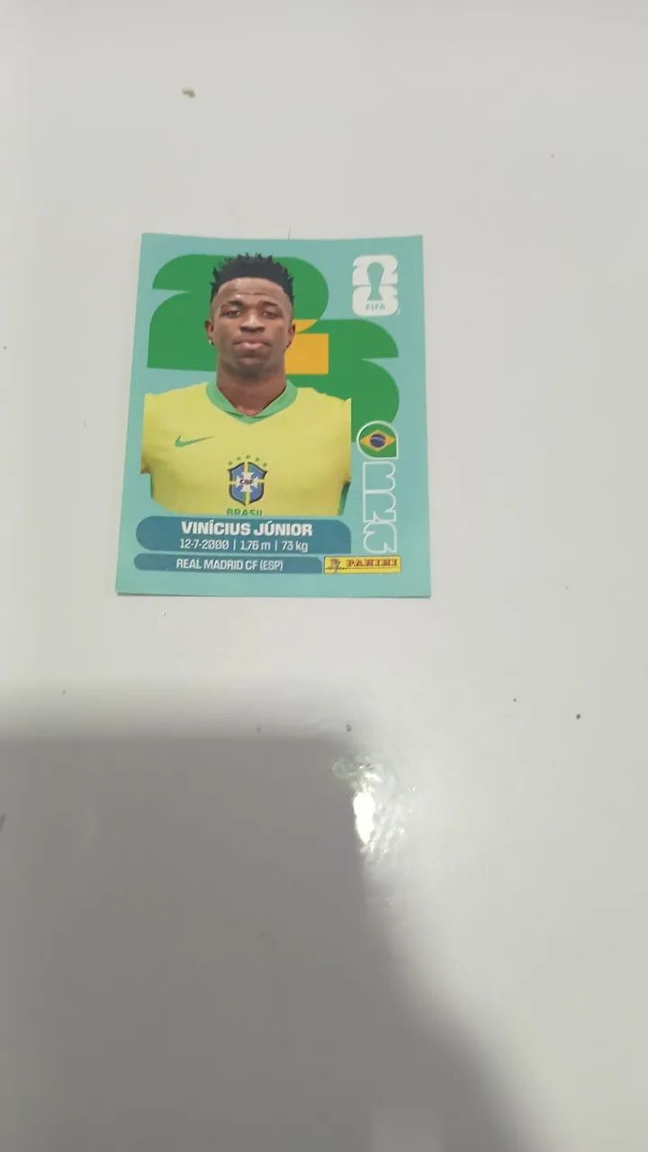 Figurinha novinha do VINÍCIUS JÚNIOR 