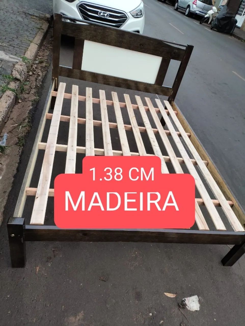 CAMA MADEIRA CASAL, NOVA - Foto 2