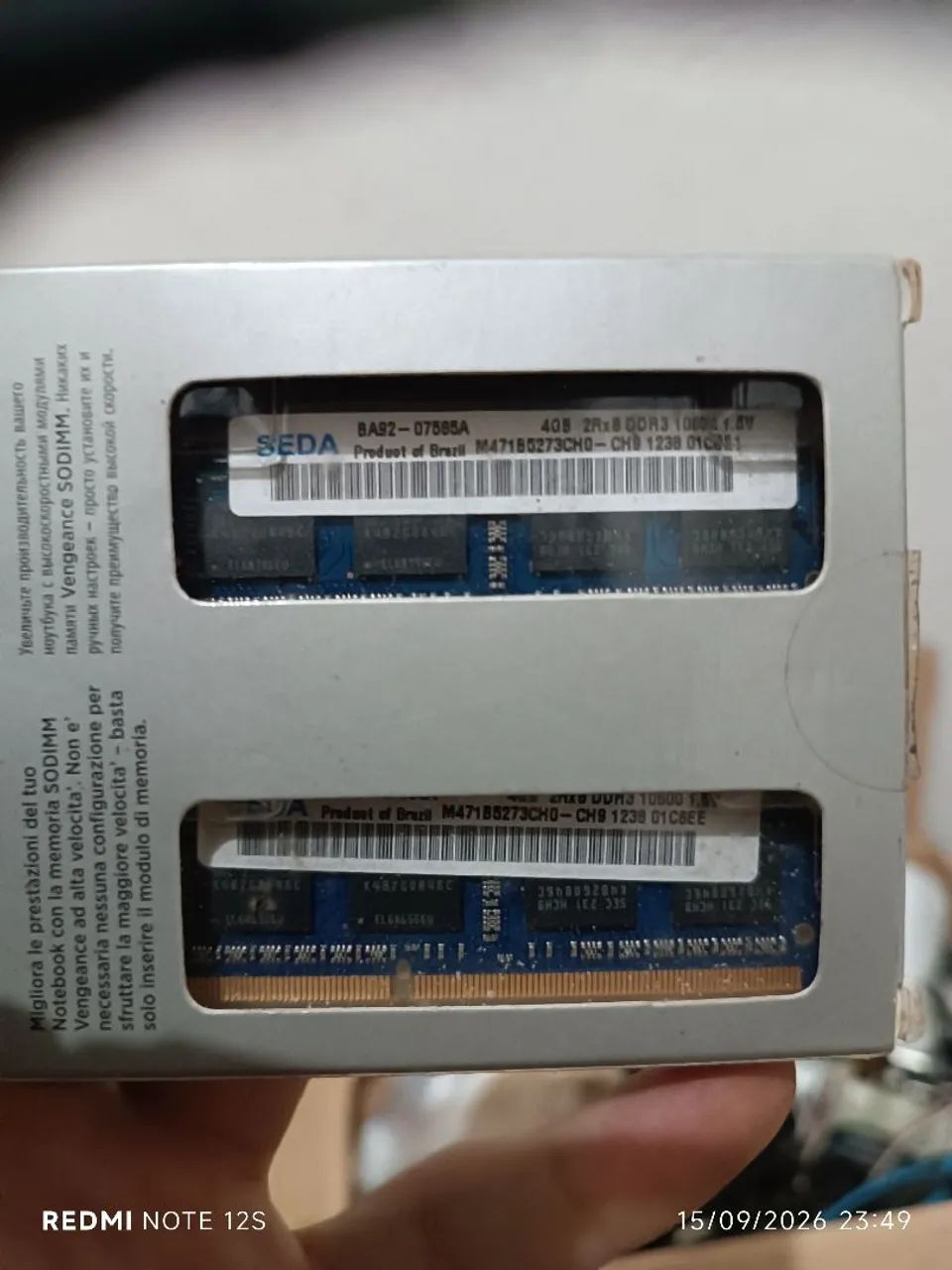Memória ram DDR3 2x4gb  - Foto 2