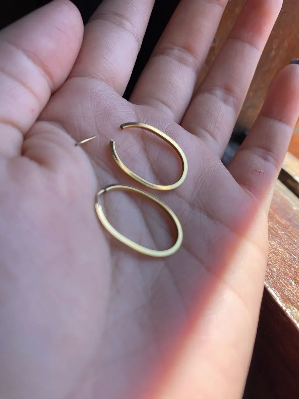 Argola de ouro 18 - Foto 2