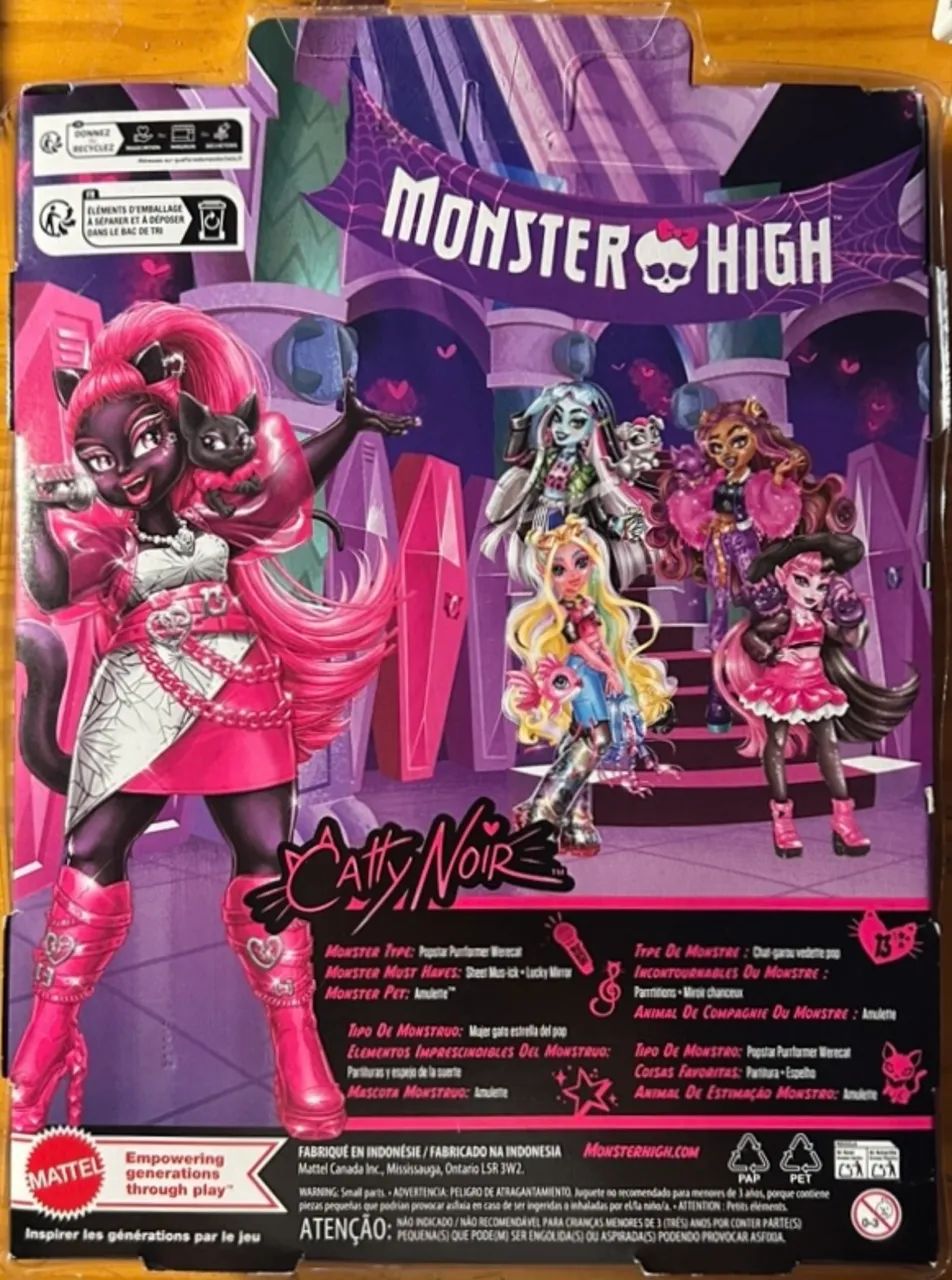 boneca monster high catty noir g3 lacrada  - Foto 2