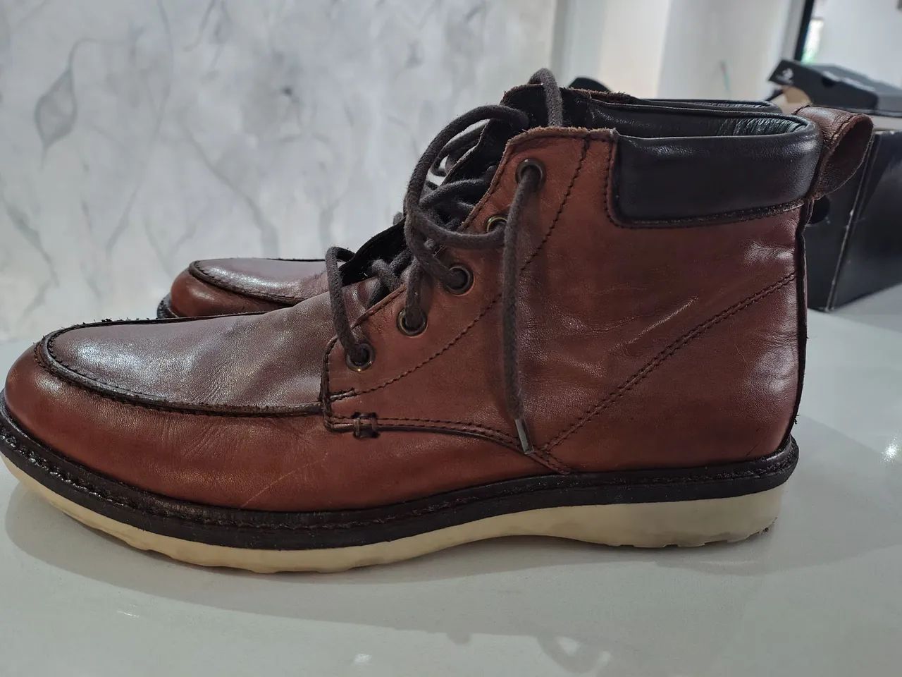 Bota marrom Barcelona Design  - Foto 4