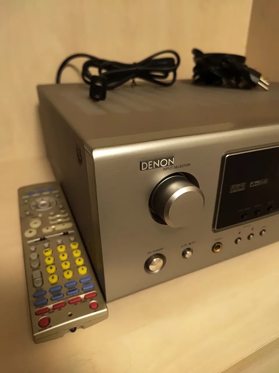 Receiver Denon AVR 686 com controle - Aparelhos de Som - Jardins