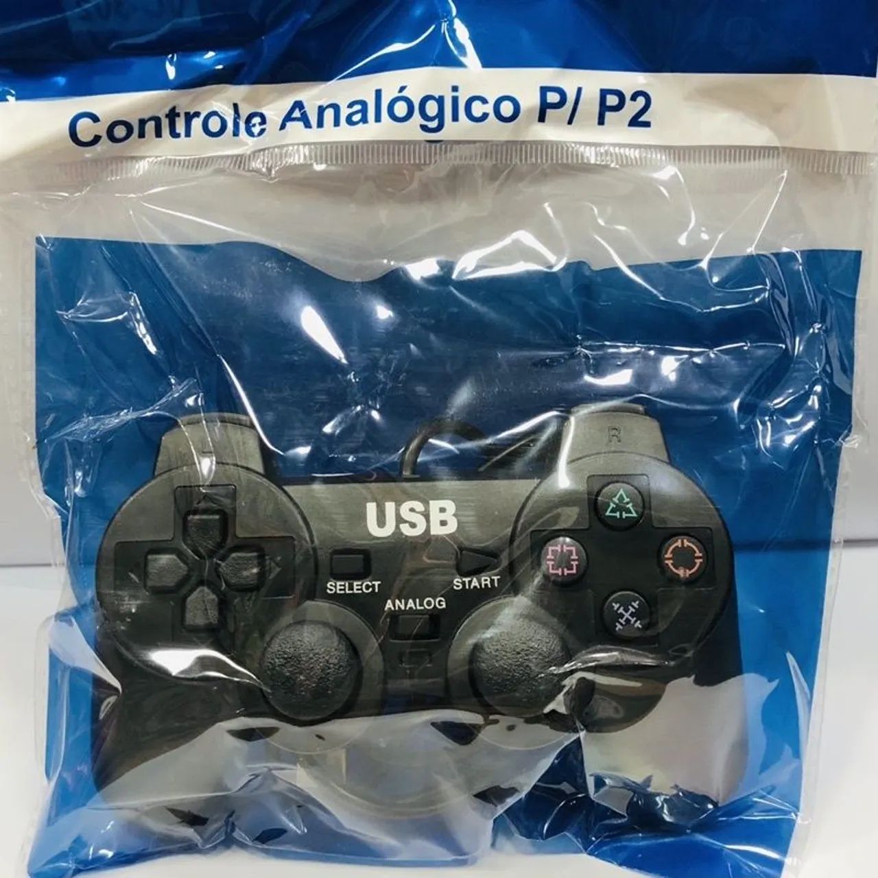 Controle de Jogo USB para PC joystick ps3 computador - Foto 2
