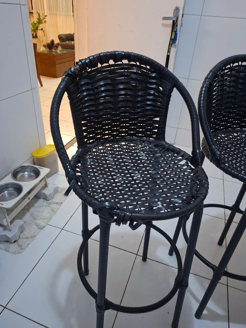 Vendo bancos altos para cozinha usado - Foto 5