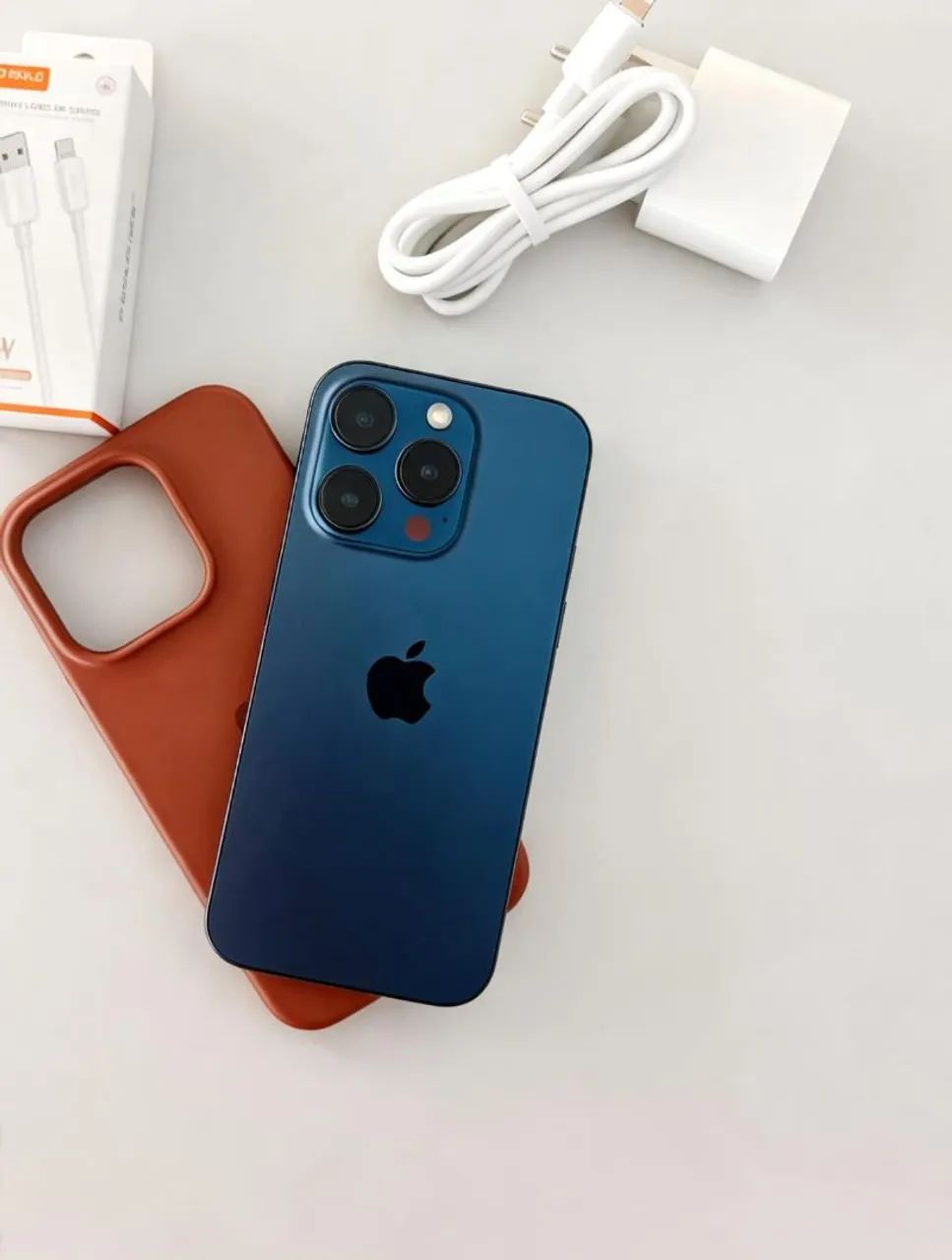 iPhone 15 Pro Max 128GB Azul | Todo Original | Sem Marcas | Face