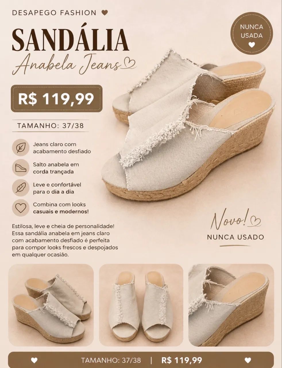Sandália Plataforma 