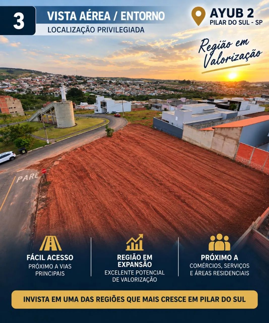 VENDE-SE TERRENO - AYUB 2 | PILAR DO SUL - Excelente - Foto 4