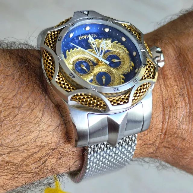 Relógio Invicta 49189 Venom Dragon Zerado no plástico. - Foto 3