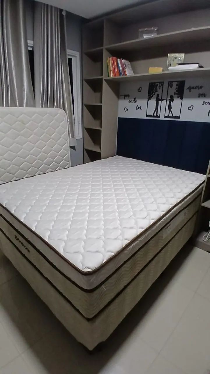 Cama box casal Ortobom