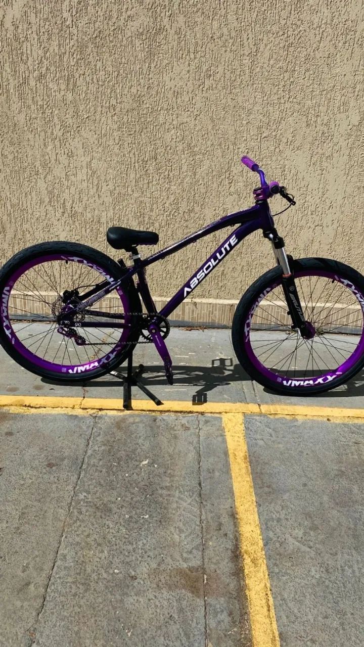 BIKE ARO 26 ABSOLUTE BRUTUS ROXA C/AROS V MAXX
