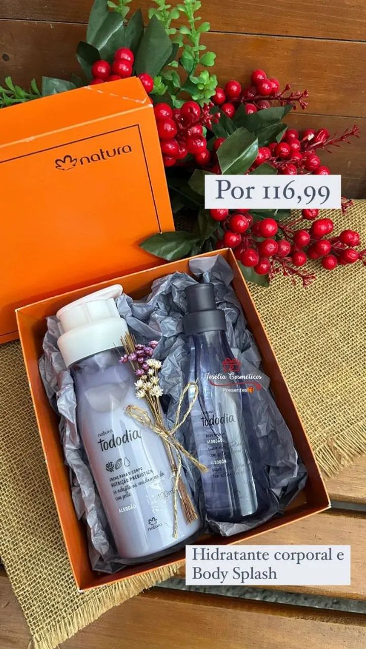 KIT PRESENTE DIA DAS MÃES -ALGODÃO NATURA TODO DIA