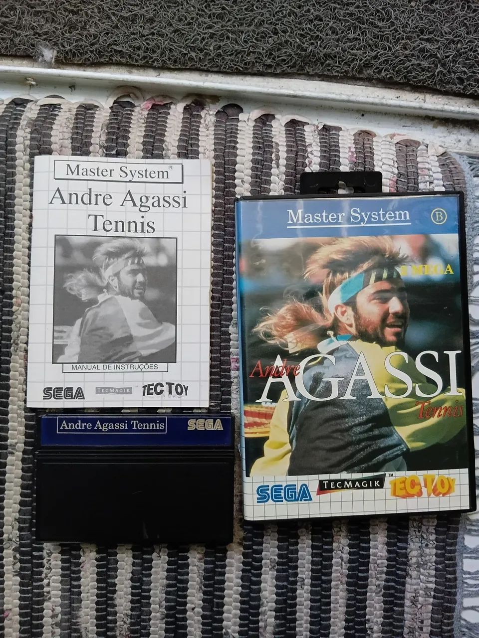 Jogo Master System André Agassi