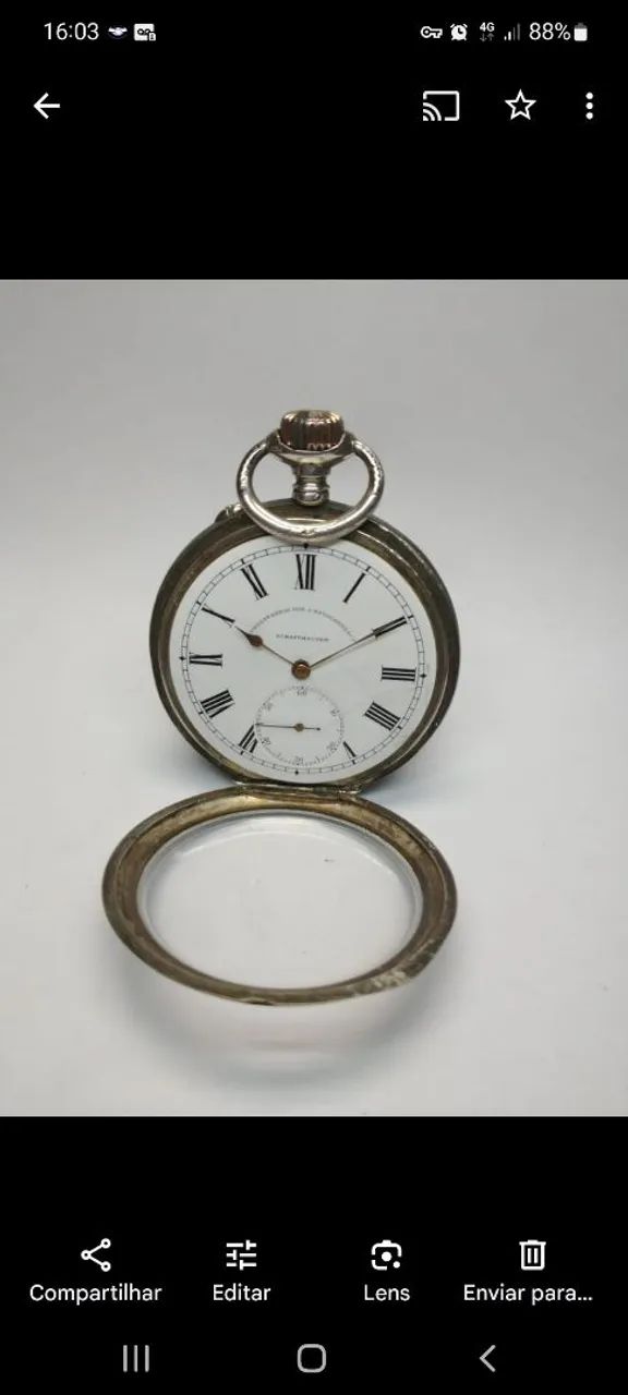 Relogio de bolso iwc de bolso século 18  - Foto 5