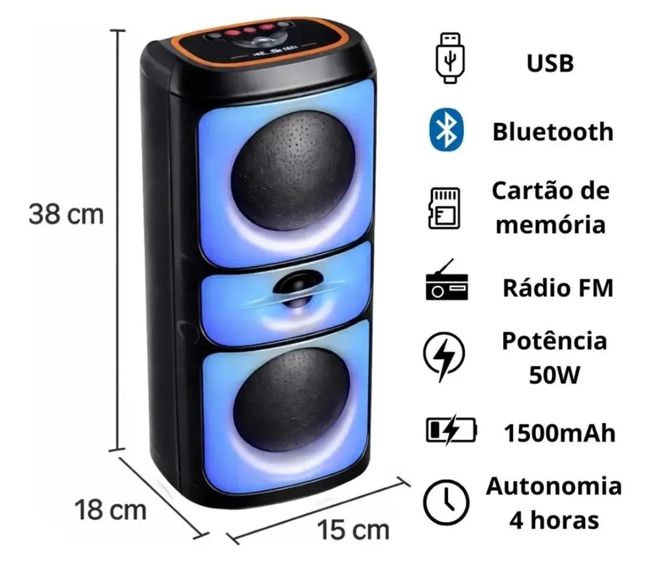 Caixa de som bluetooth  - Foto 3