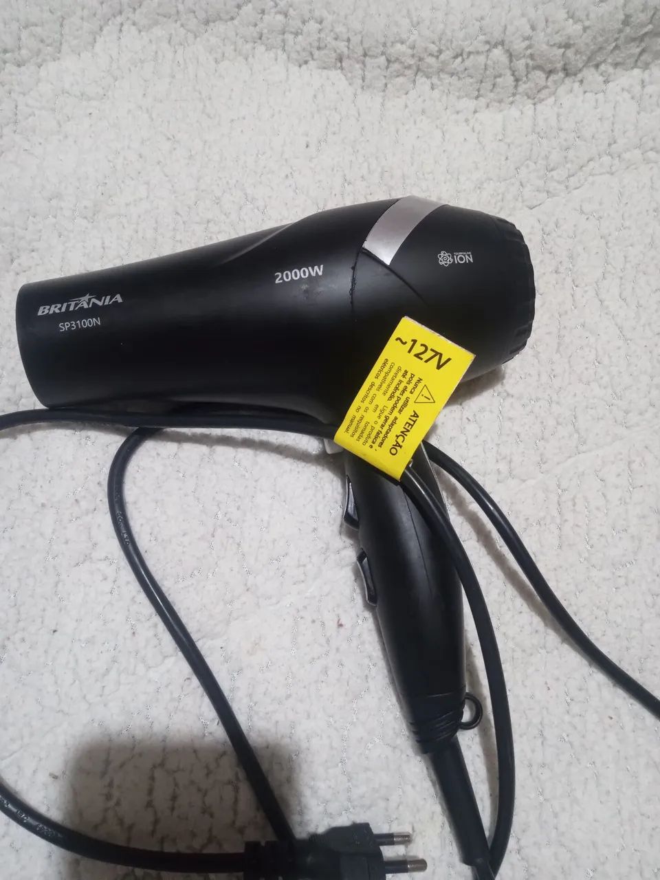 Secador de cabelo da marca Britânia praticamente novo funcionando perfeitamente - Foto 4