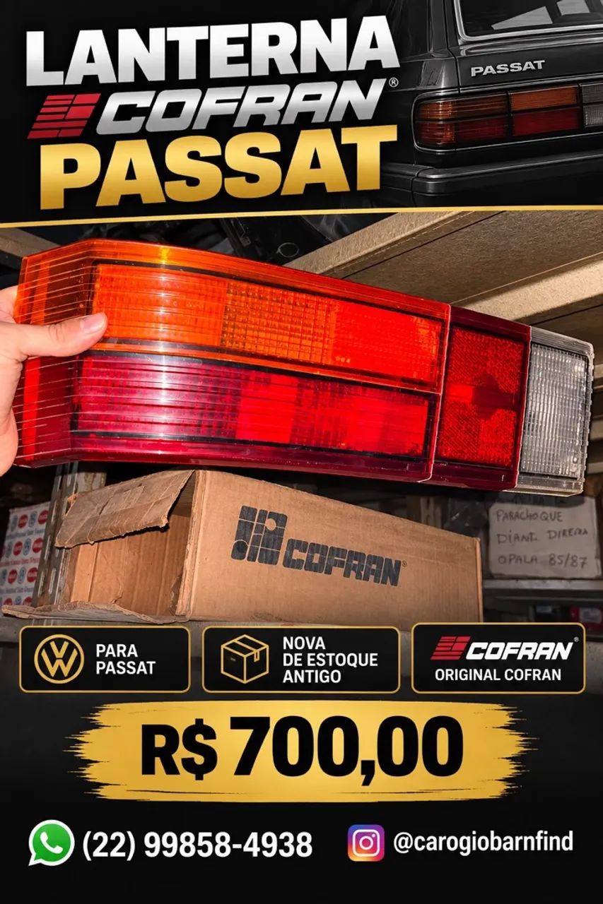 Lanterna Crofran Passat Nova Na Caixa Estoque Antigo 