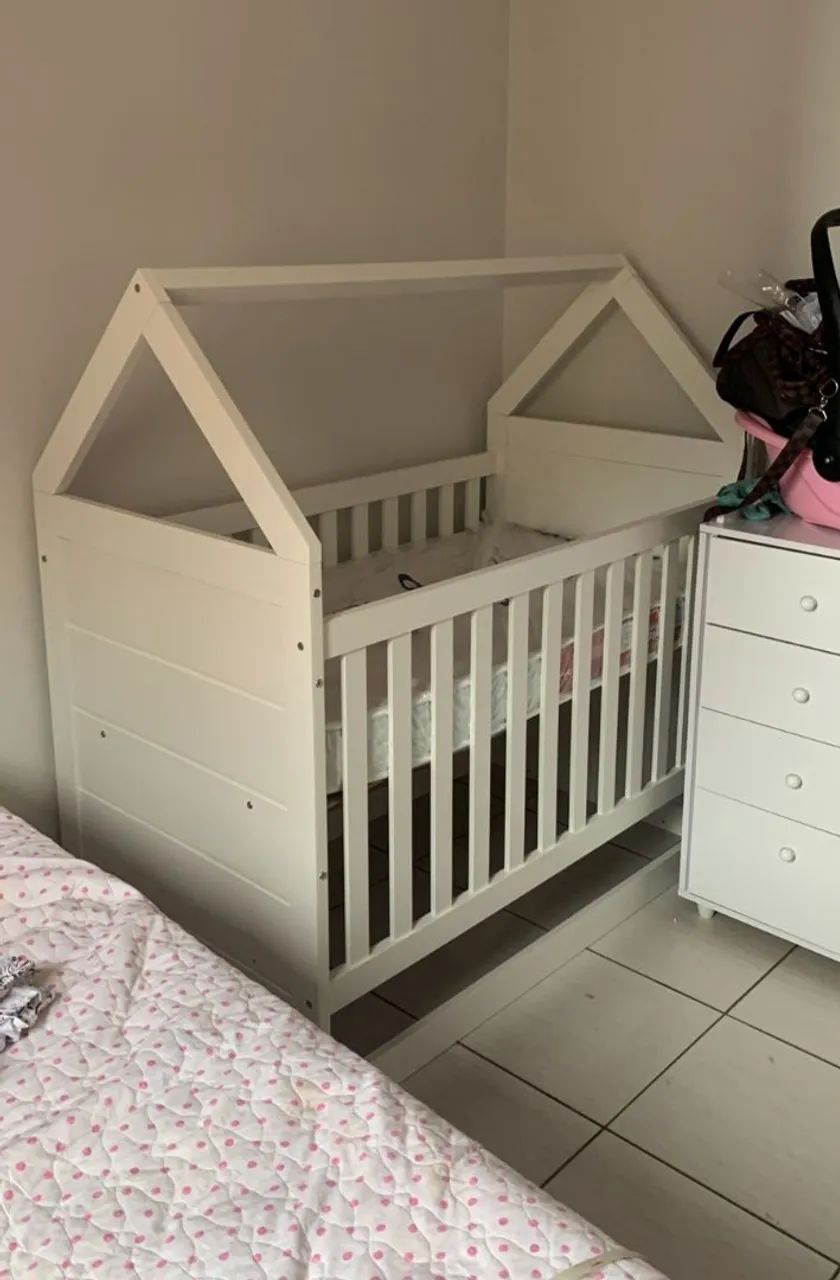 Berço e cama infantil 2 em 1 - Foto 2