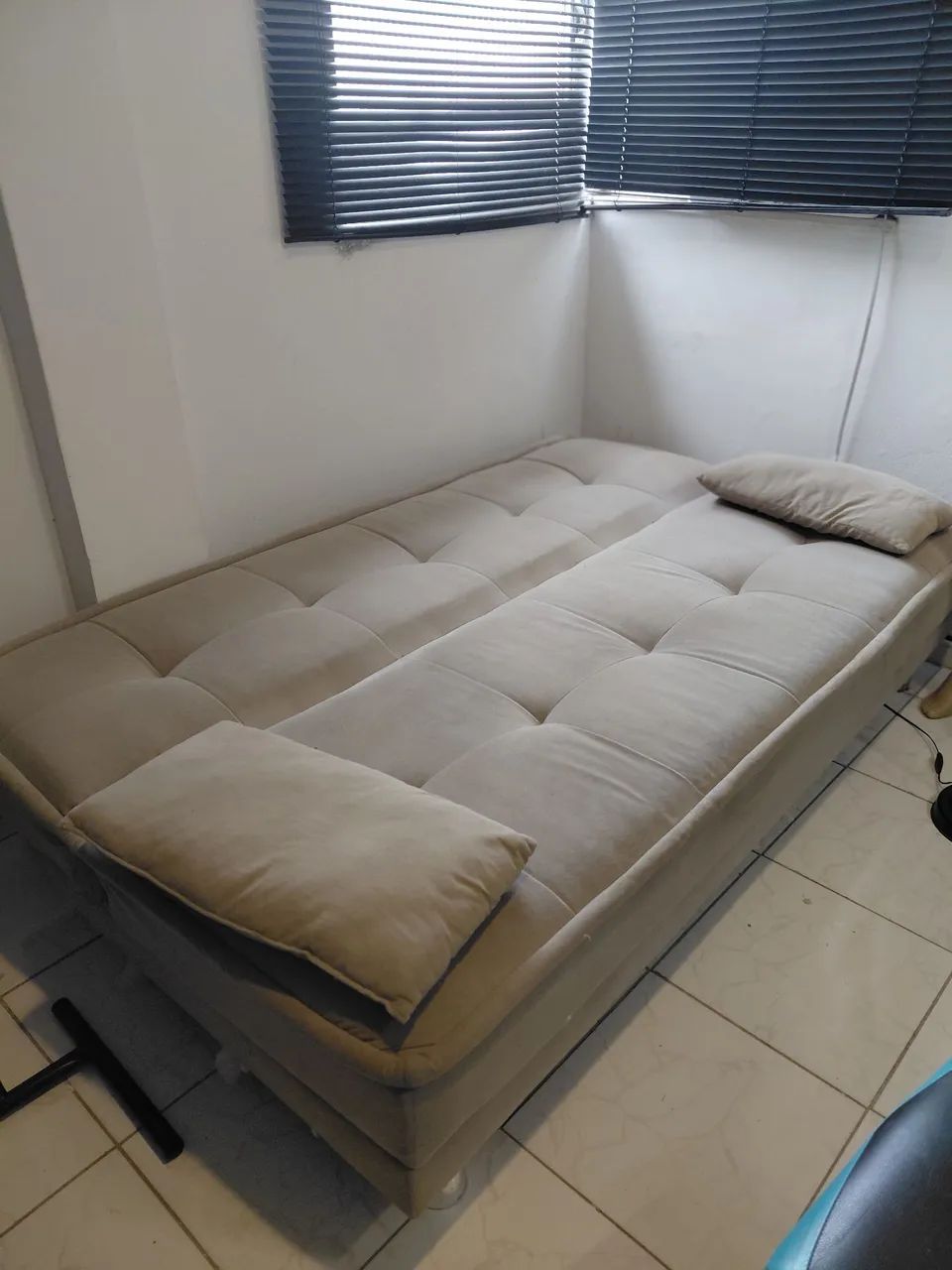Sofa cama em suede  - Foto 3