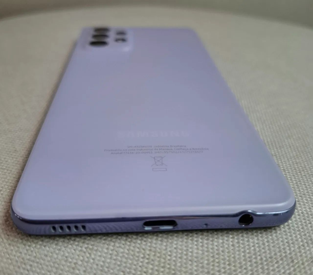 Smartphone Samsung Galaxy A52 Tela 6,5 128gb 6gb Ram Lilás