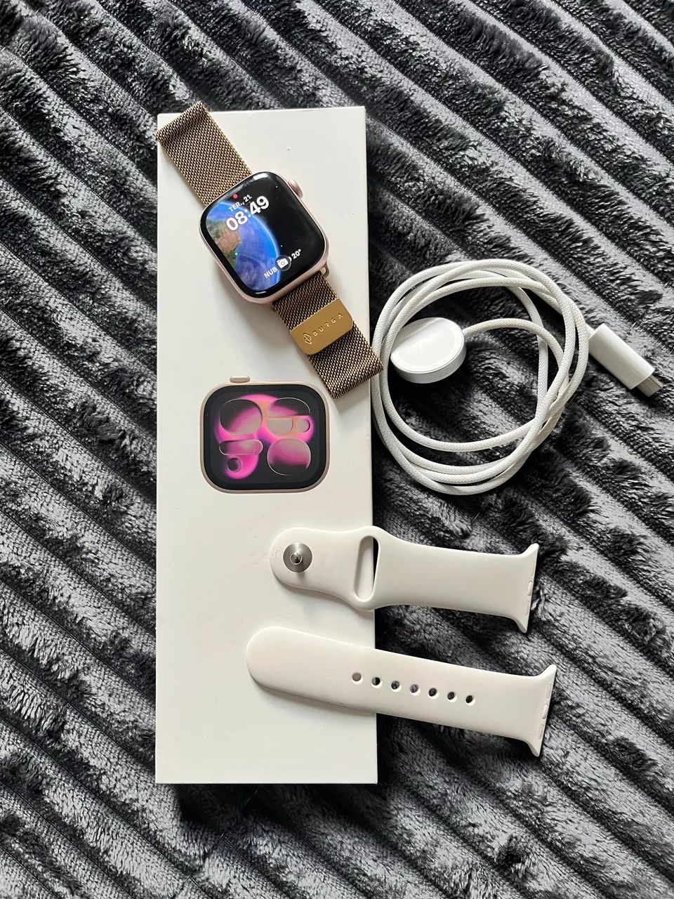 Apple Watch Series 11 na caixa com cabo e pulseira original  - Foto 2