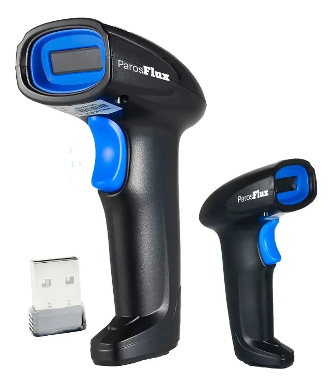 Leitor Código De Barras Sem Fio Usb De Mão Bar Code Scanner 1d Laser Linear Cor Preto - Foto 2