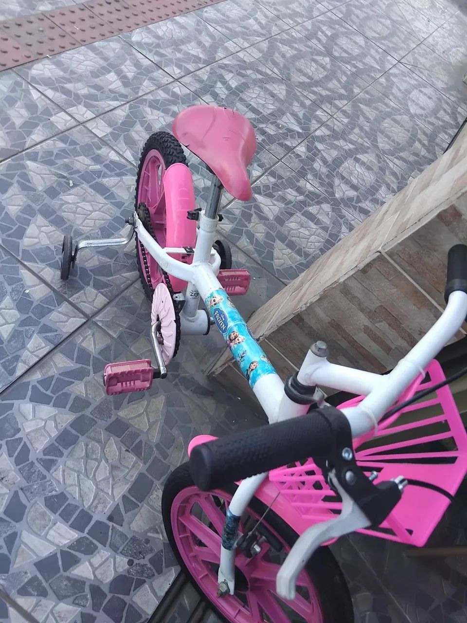 Bicicleta infantil rosa  - Foto 2