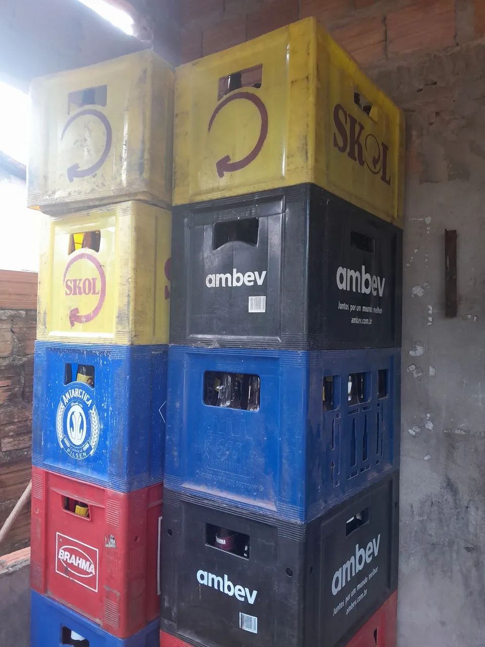 Vasselhames de cervejas completos 50 unidades 25 reais cada