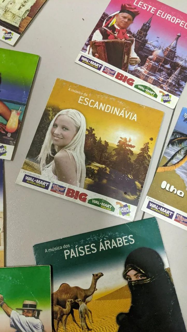 Coleção de CD músicas de outras culturas