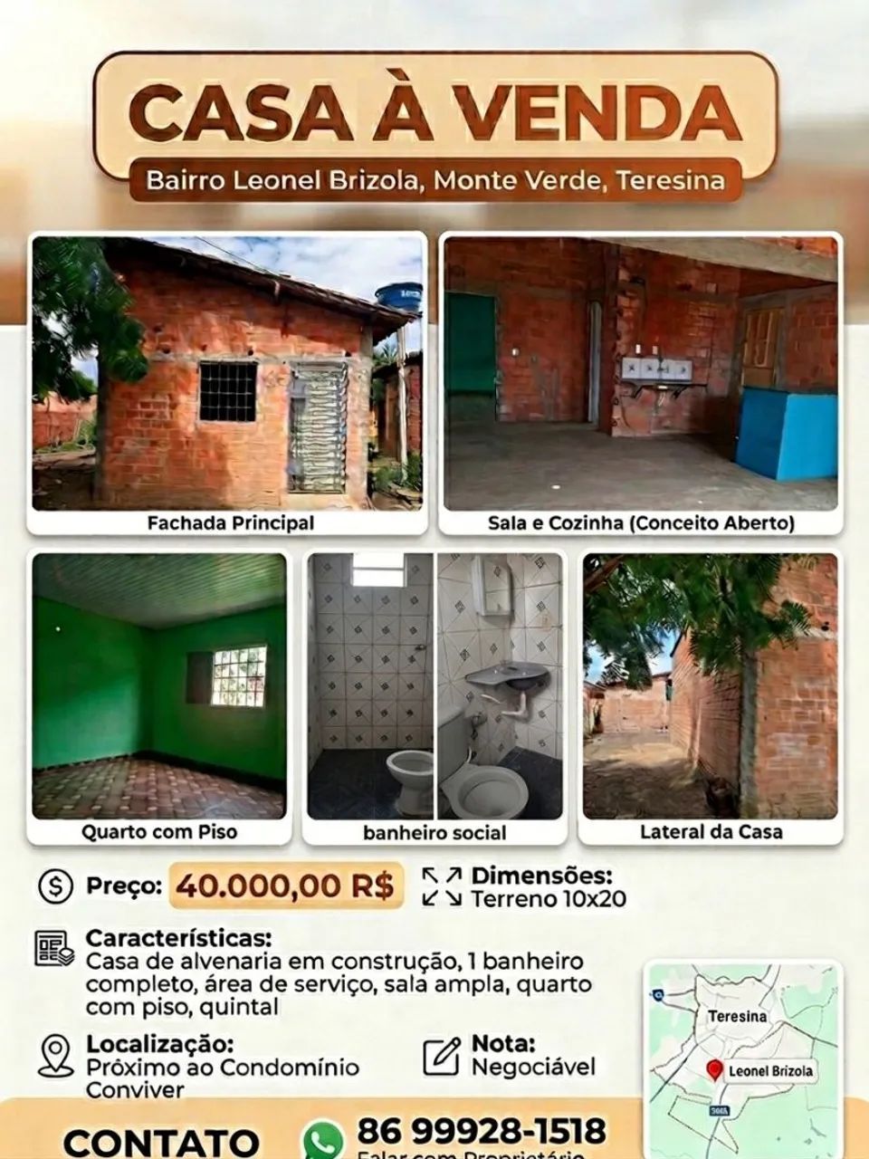 Casa a venda 