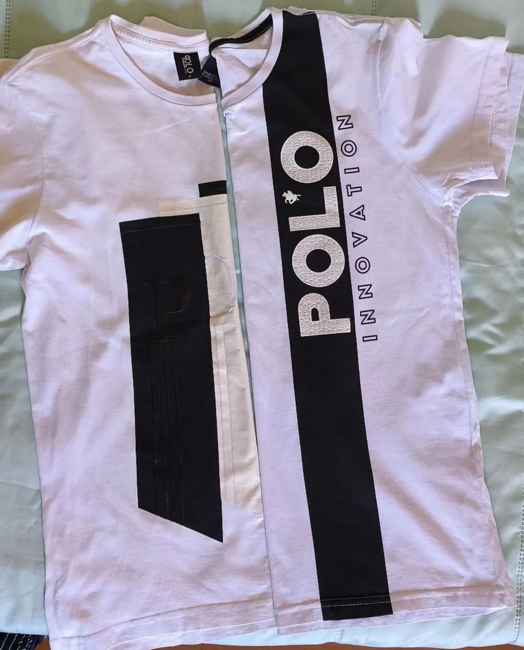 Lindas camisetas brancas da  marca Polo  - Foto 4