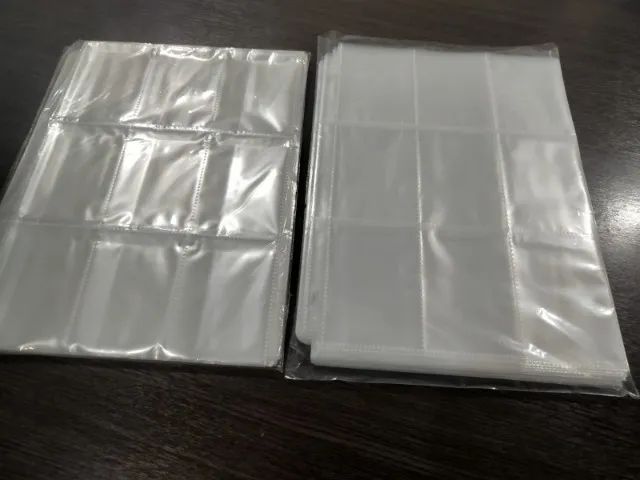 Lote 100 Folhas de 9 Bolsos