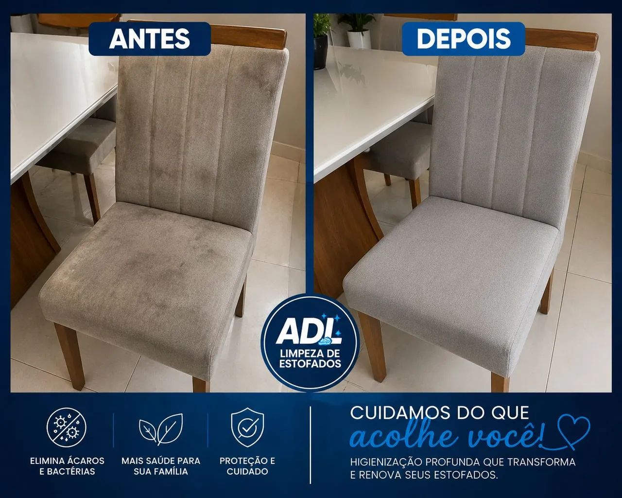 Limpeza e Higienização de Estofados - Foto 3