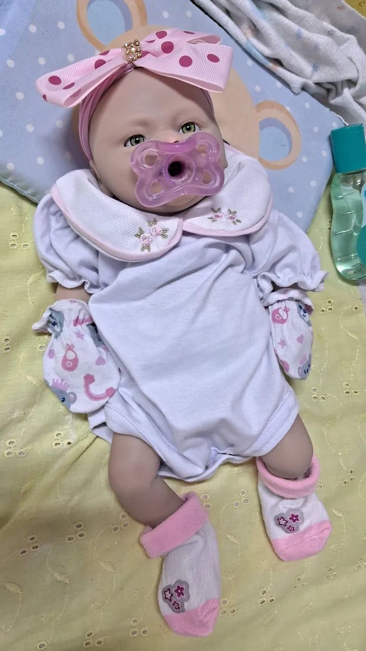 Bebê Reborn Silicone Sólido - Foto 2