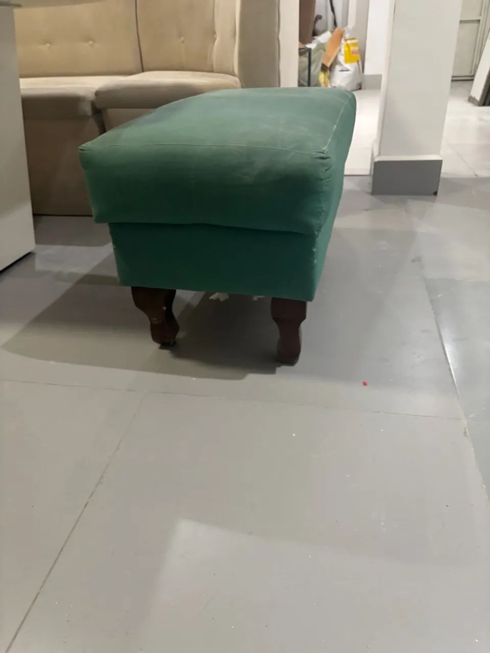 Doação cama, sofá e puf - Foto 5