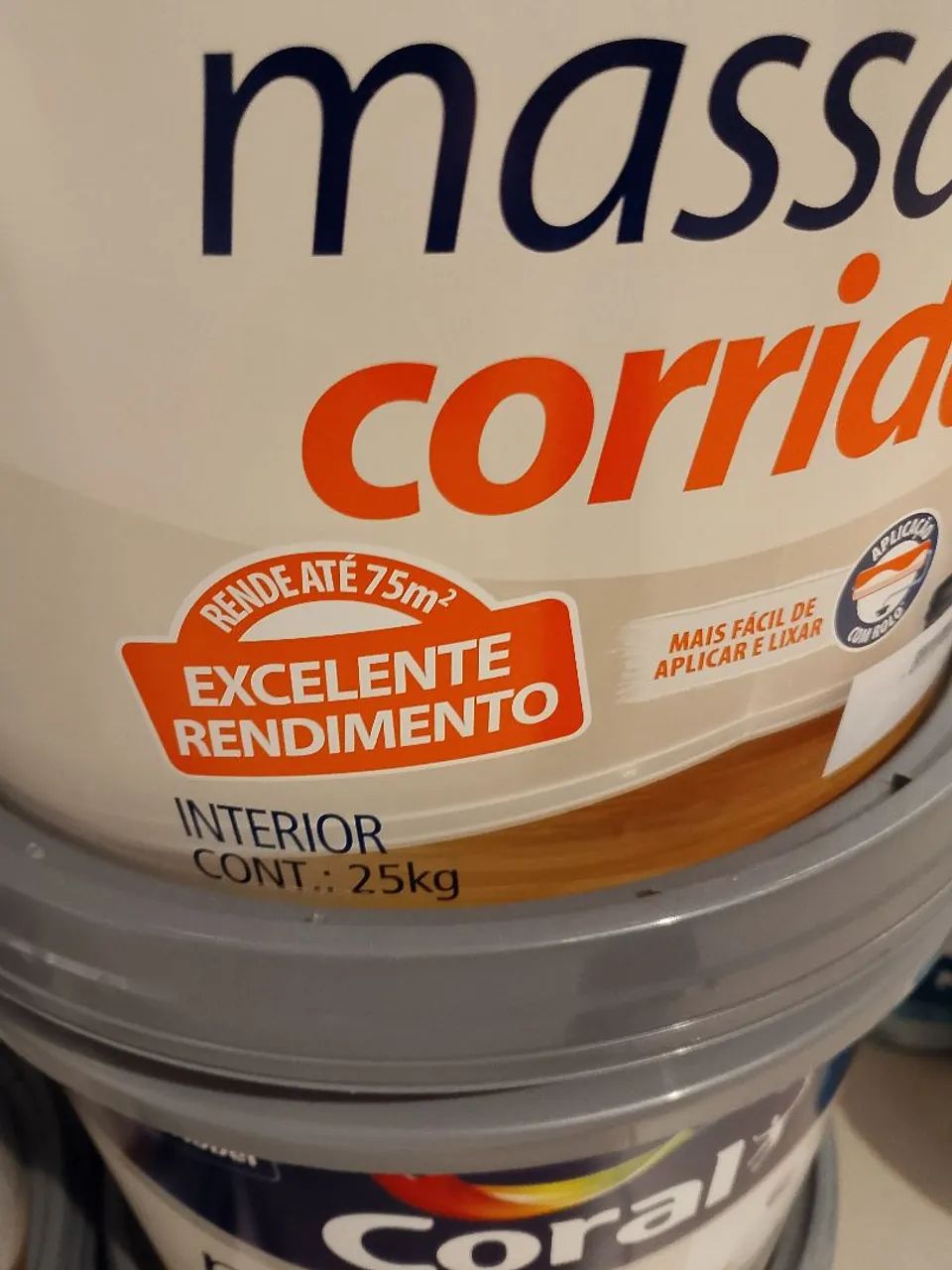 19 baldes Massa corrida coral 20 kilos  - Foto 3