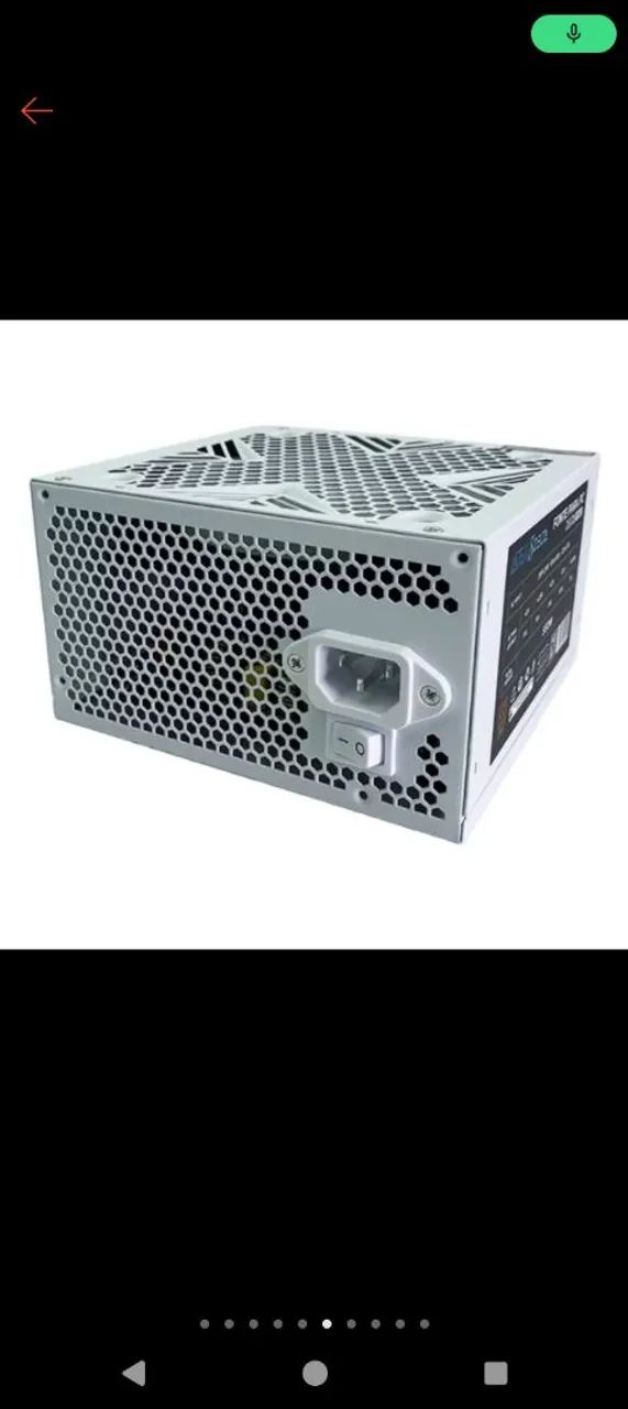 Fonte para Pc. 750W  reais  80 plus PFC ativo .nova. - Foto 4