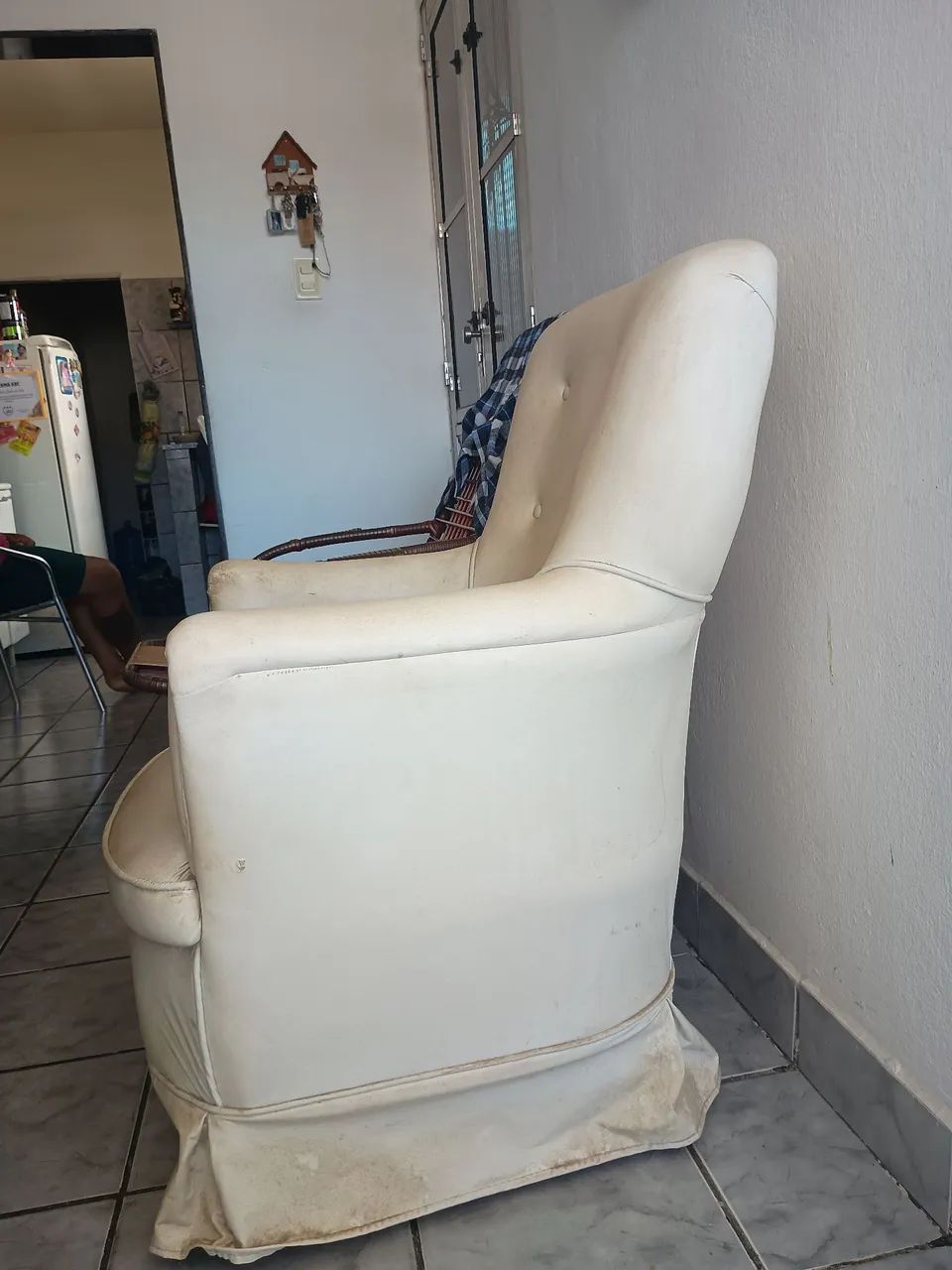 Poltrona infantil branca
