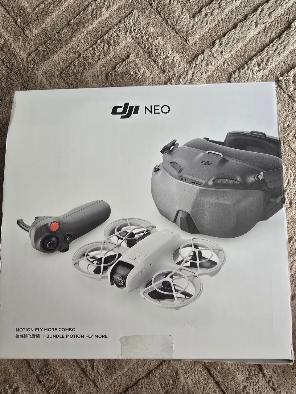 Drone Dji Neo Motion Fly More Combo Goggles N3 + Motion 3 Cor Branco - Foto 3