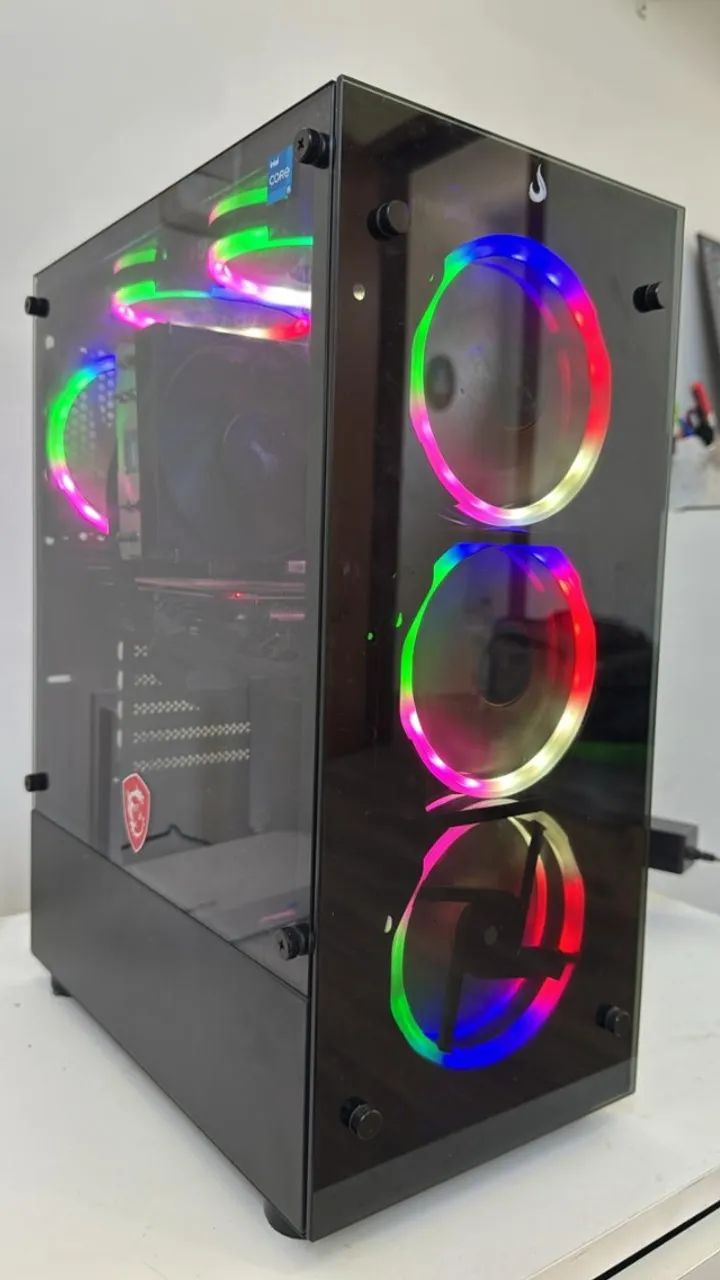 PC Gamer RTX3060 12GB Overclock, 32GB RAM + Headset de Brinde