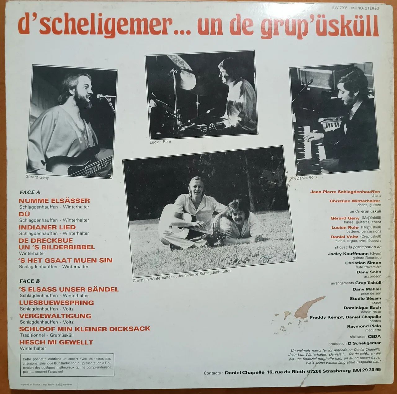 LP D'Scheligemer - Qu'Wa 1979 - Foto 2