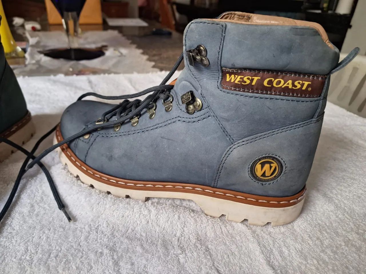 Bota Worker West Coast azul  - Foto 2