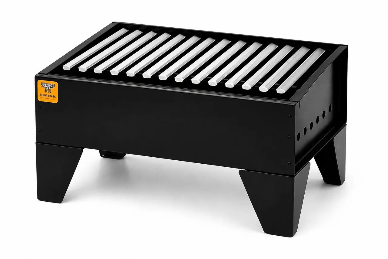 Churrasqueira Mini Parrilla - com refratário  - Foto 3