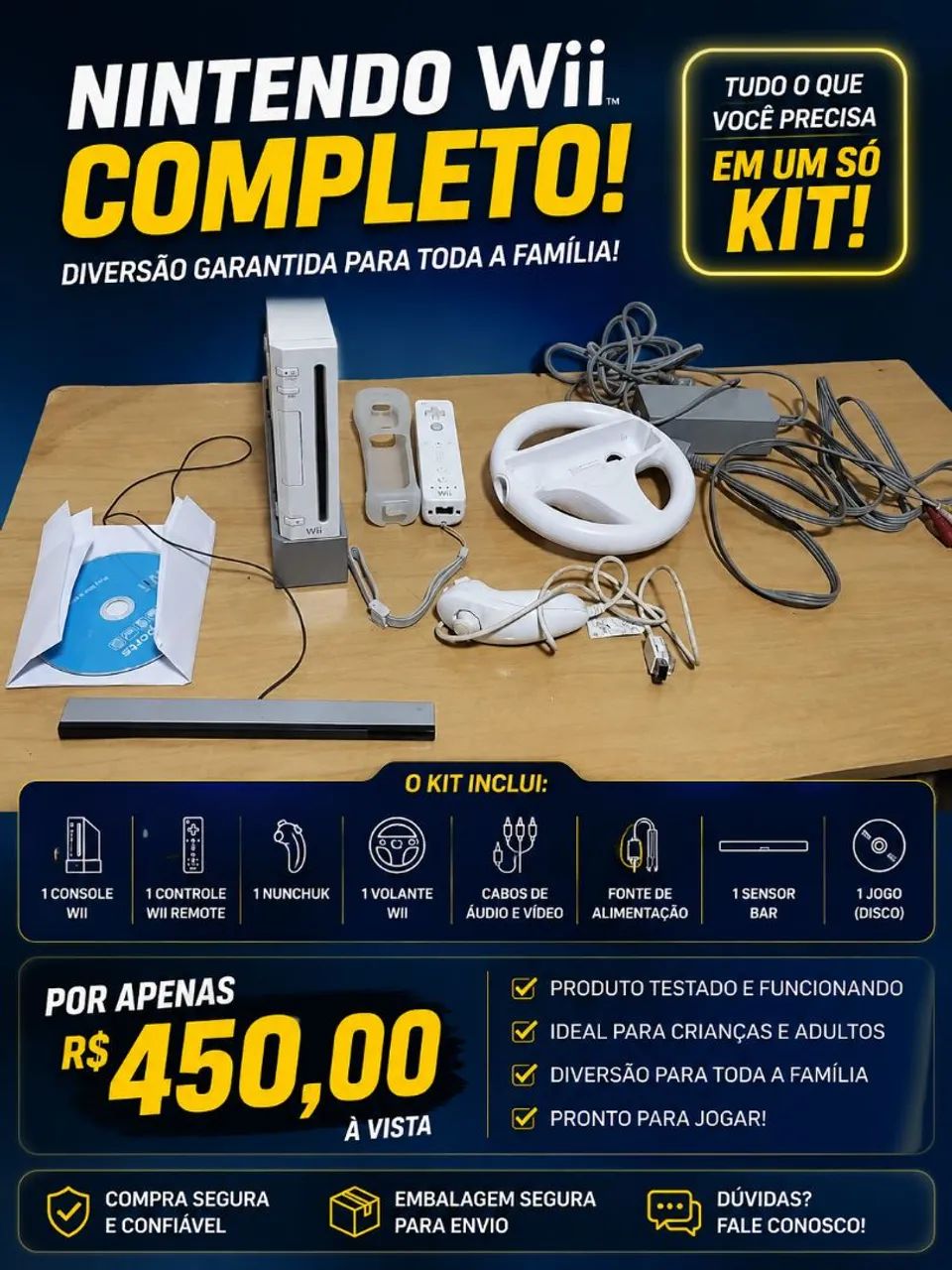 Nintendo Wii completo 