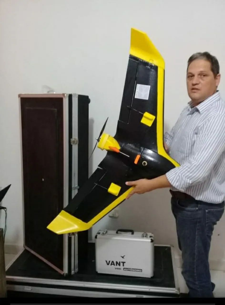 Drone Asa Fixa Mapeamento Topografia ibeee  - Foto 2