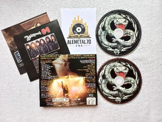 Cd Whitesnake - Live in '84 Back to the Bone - Foto 3